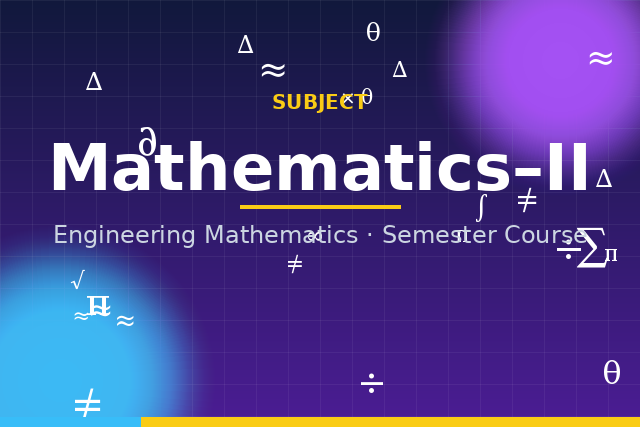 Mathematics-II